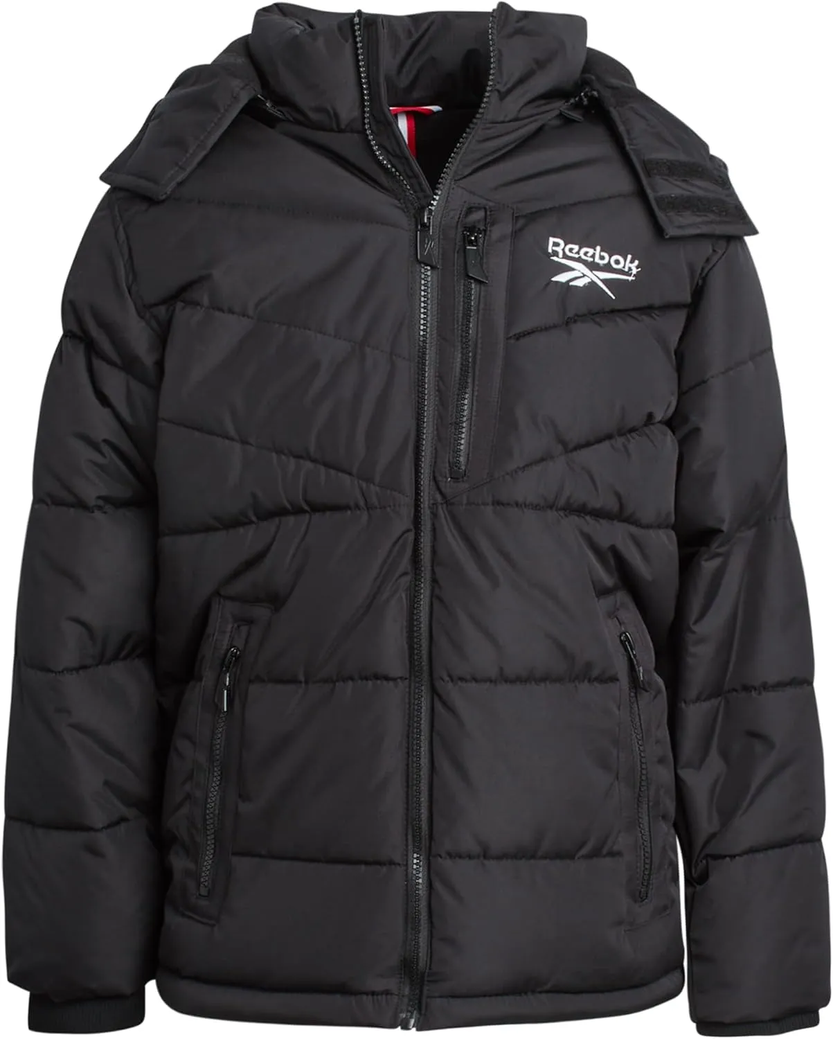 Reebok Boys' Winter Jacket - Heavyweight Quilted Puffer Parka Coat - Insulated Ski Jacket for Boys (8-20)