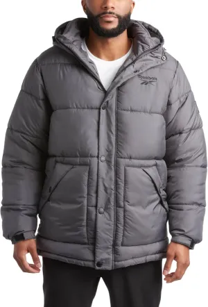 Reebok Men Winter Jacket - Puffer Parka Coat - Heavyweight Ski Jacket for Men, M-XXL