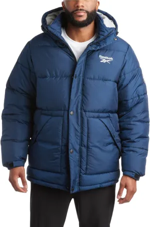 Reebok Men Winter Jacket - Puffer Parka Coat - Heavyweight Ski Jacket for Men, M-XXL
