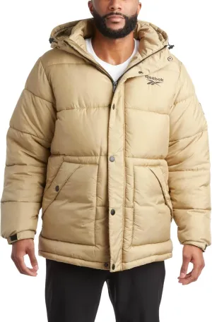 Reebok Men Winter Jacket - Puffer Parka Coat - Heavyweight Ski Jacket for Men, M-XXL