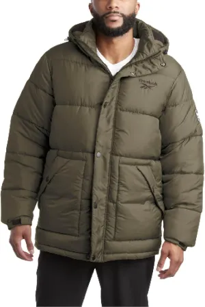 Reebok Men Winter Jacket - Puffer Parka Coat - Heavyweight Ski Jacket for Men, M-XXL
