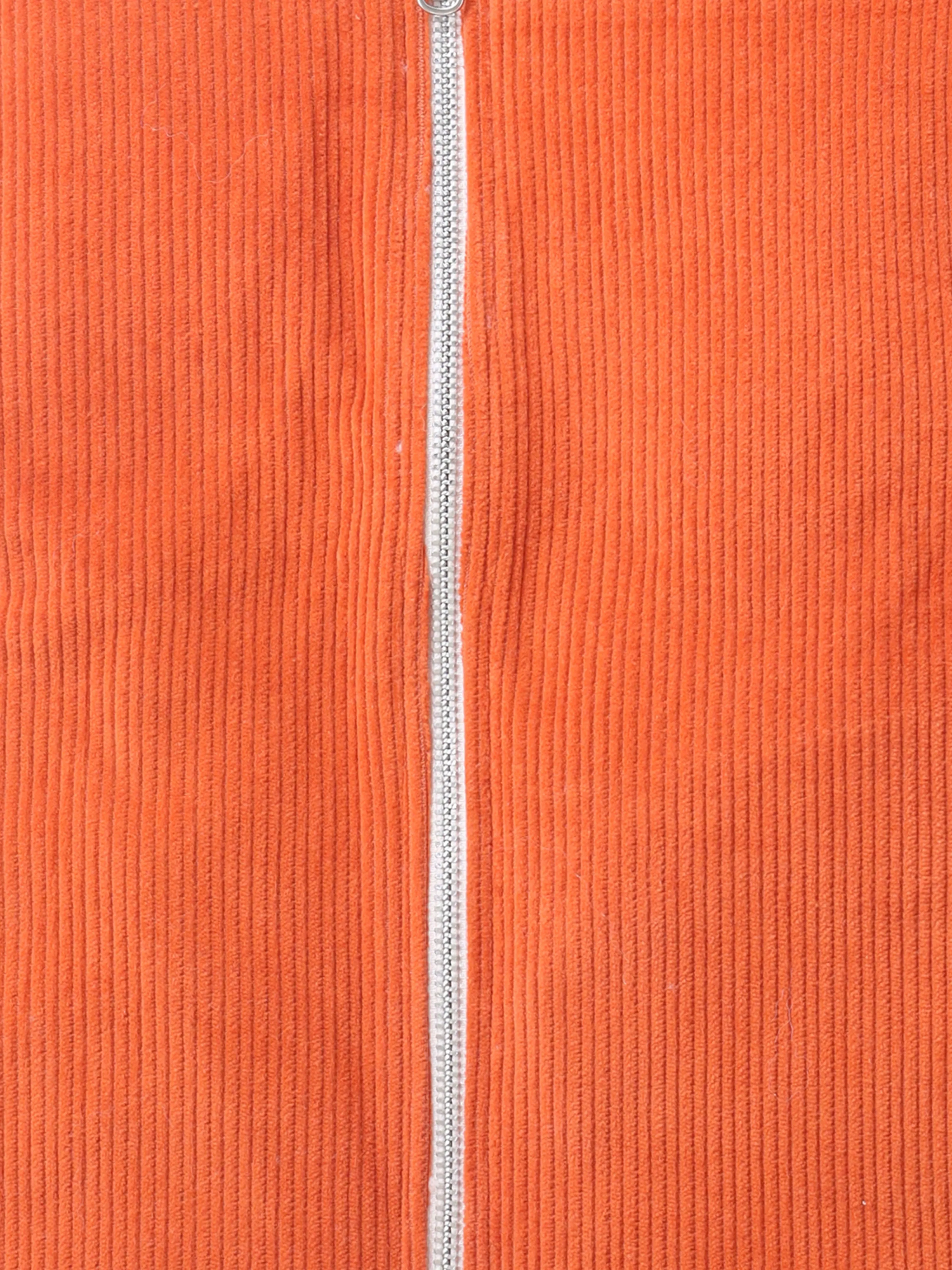 Smart Casual Orange Cotton Blend Reversible Jacket For Boys & Girls