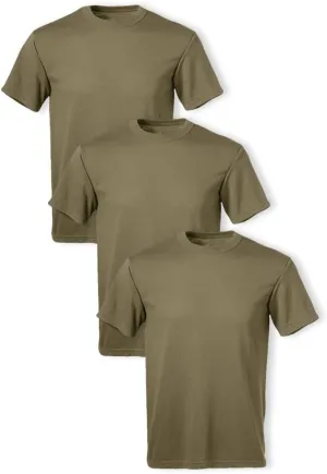 Soffe Men's 3 Pack - USA Poly/Cotton Military Tee