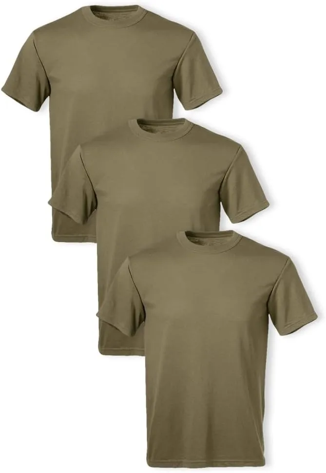 Soffe Men's 3 Pack - USA Poly/Cotton Military Tee