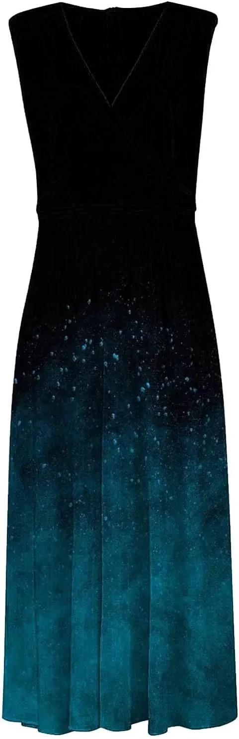 Summer Dresses for Women 2025,Casual Beach Vacation Tropical Date Night Hawaiian Sun Dresses Ladies Party Club Dress