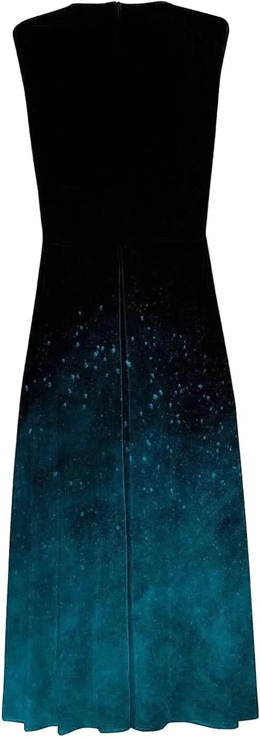 Summer Dresses for Women 2025,Casual Beach Vacation Tropical Date Night Hawaiian Sun Dresses Ladies Party Club Dress