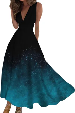 Summer Dresses for Women 2025,Casual Beach Vacation Tropical Date Night Hawaiian Sun Dresses Ladies Party Club Dress