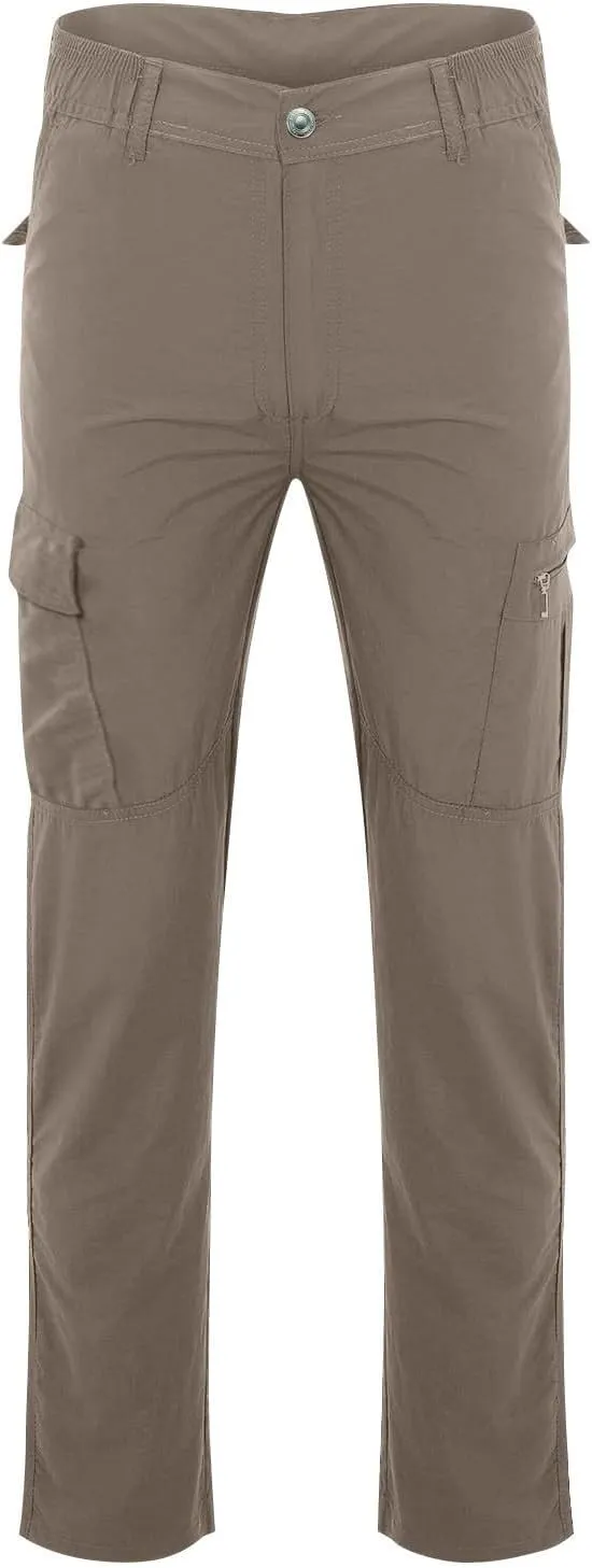 Tactic Pants for Men Water Resistant Cargo Hiking Work Pants Multi Pockets Quick Dry Ripstop Construction Trousers