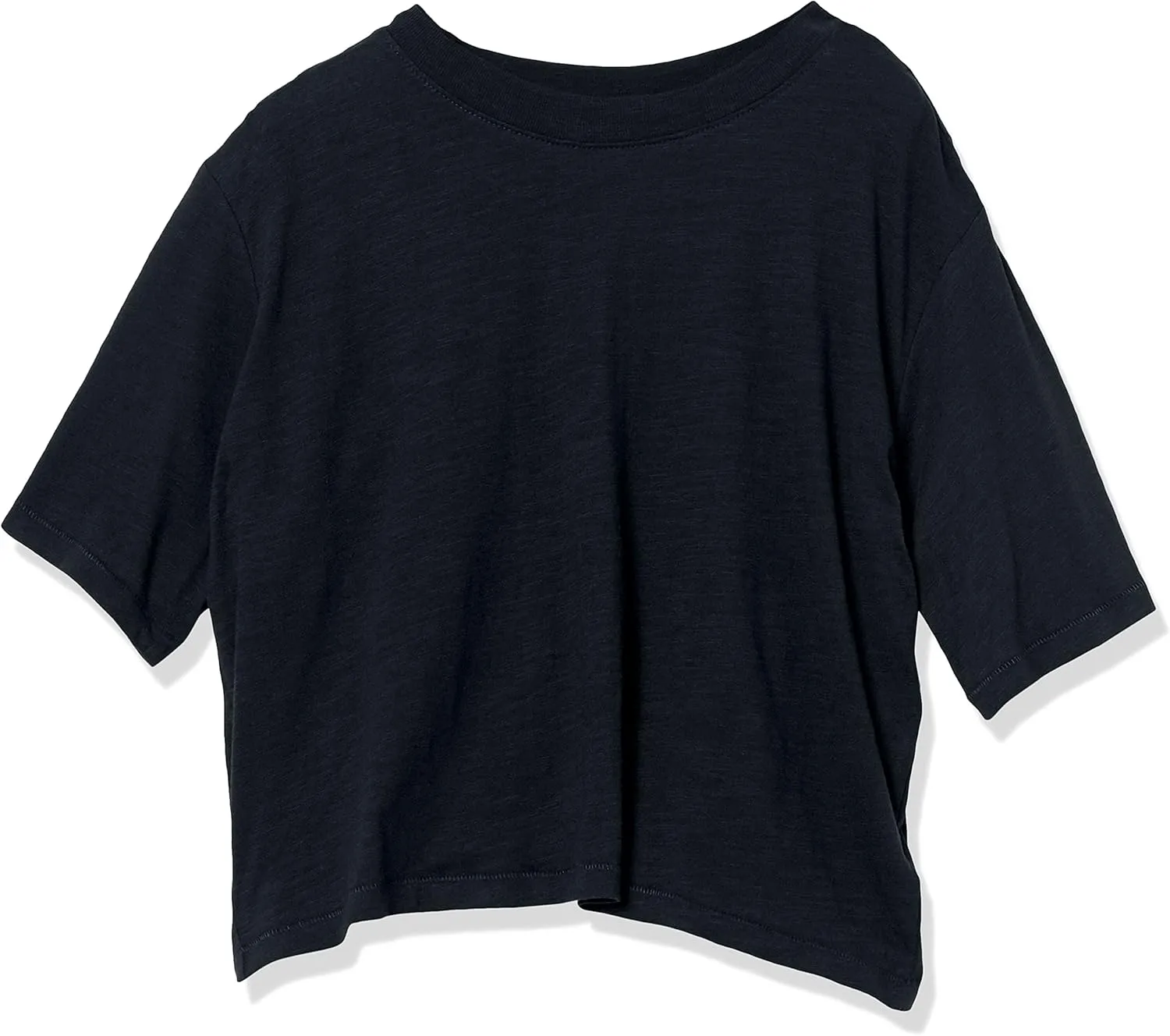 The Drop Women's Sydney Short-Sleeve Cropped Crew Neck T-Shirt