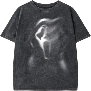 Verdusa Women's Graphic Short Sleeve Crew Neck Oversized T Shirts Goth Y2k Tee Tops