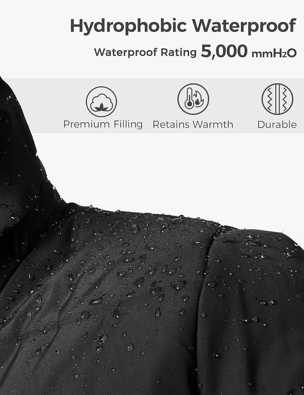 wantdo Women's Long Winter Coat Thick Puffer Jacket Faux Fur Hooded Parka Jacket