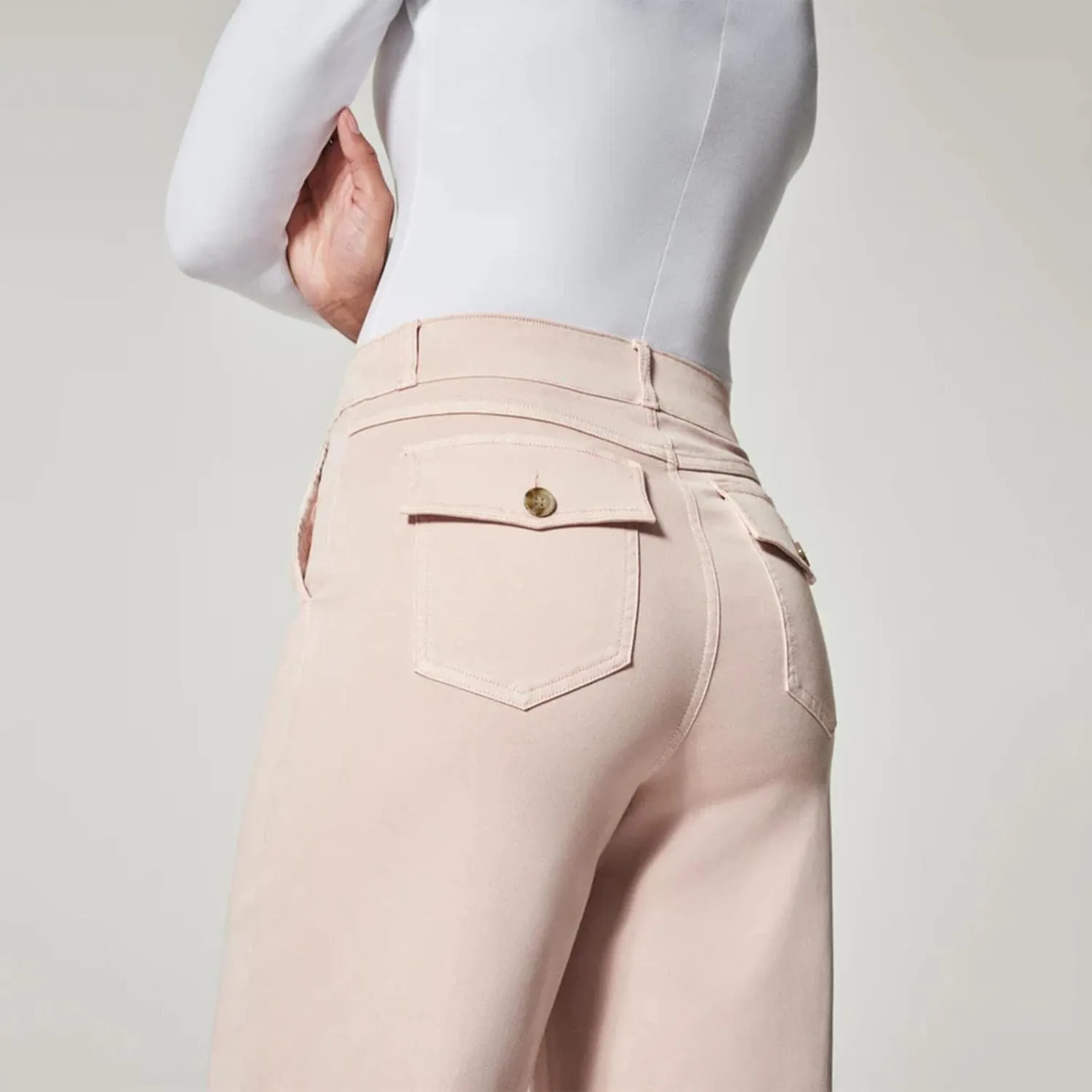 Women High Waist Casual Wide Leg Long Palazzo Pants Trousers Comfy Work Dress Pants Lounge Yoga Capris Pants