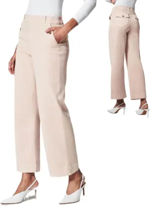 Women High Waist Casual Wide Leg Long Palazzo Pants Trousers Comfy Work Dress Pants Lounge Yoga Capris Pants