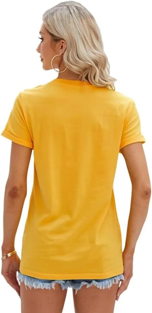 Women Hiking Mountain Shirt Nature Sunrise Graphic Printed Hiking T Shirt Summer Short Sleeve Workout Tee top