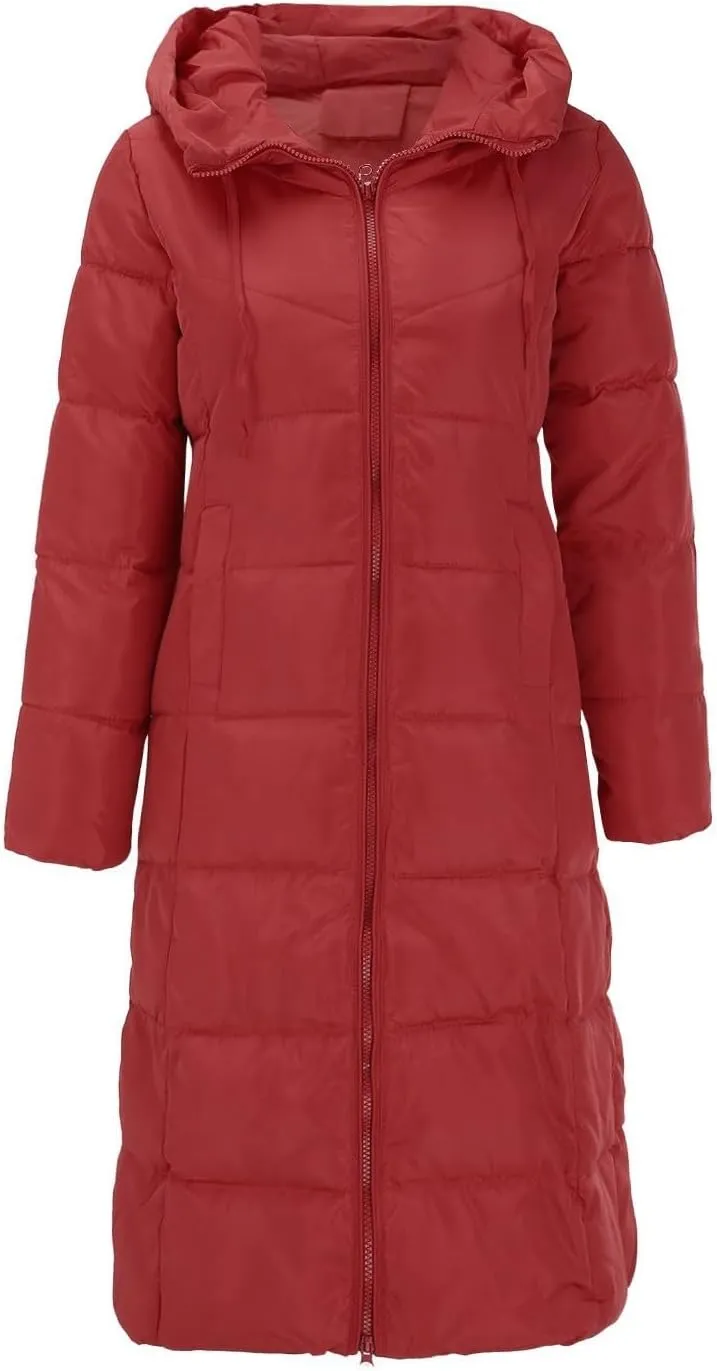 Womens 2024 Winter Fashion Clothes Puffer Jacket Lightweight Winter Coat Quilted Puffer Parka Coat Womens Winter