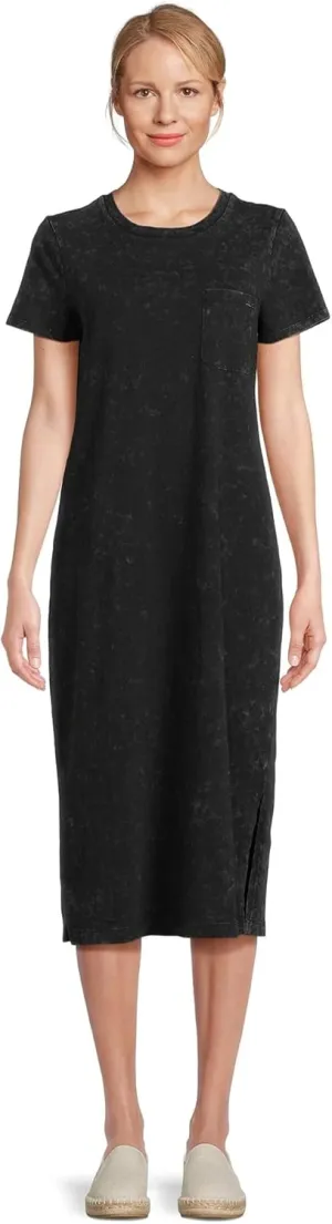 Women's and Women's Plus Cotton T-Shirt Dress with Short Sleeves midi Dresses for Women/Dresses for Women