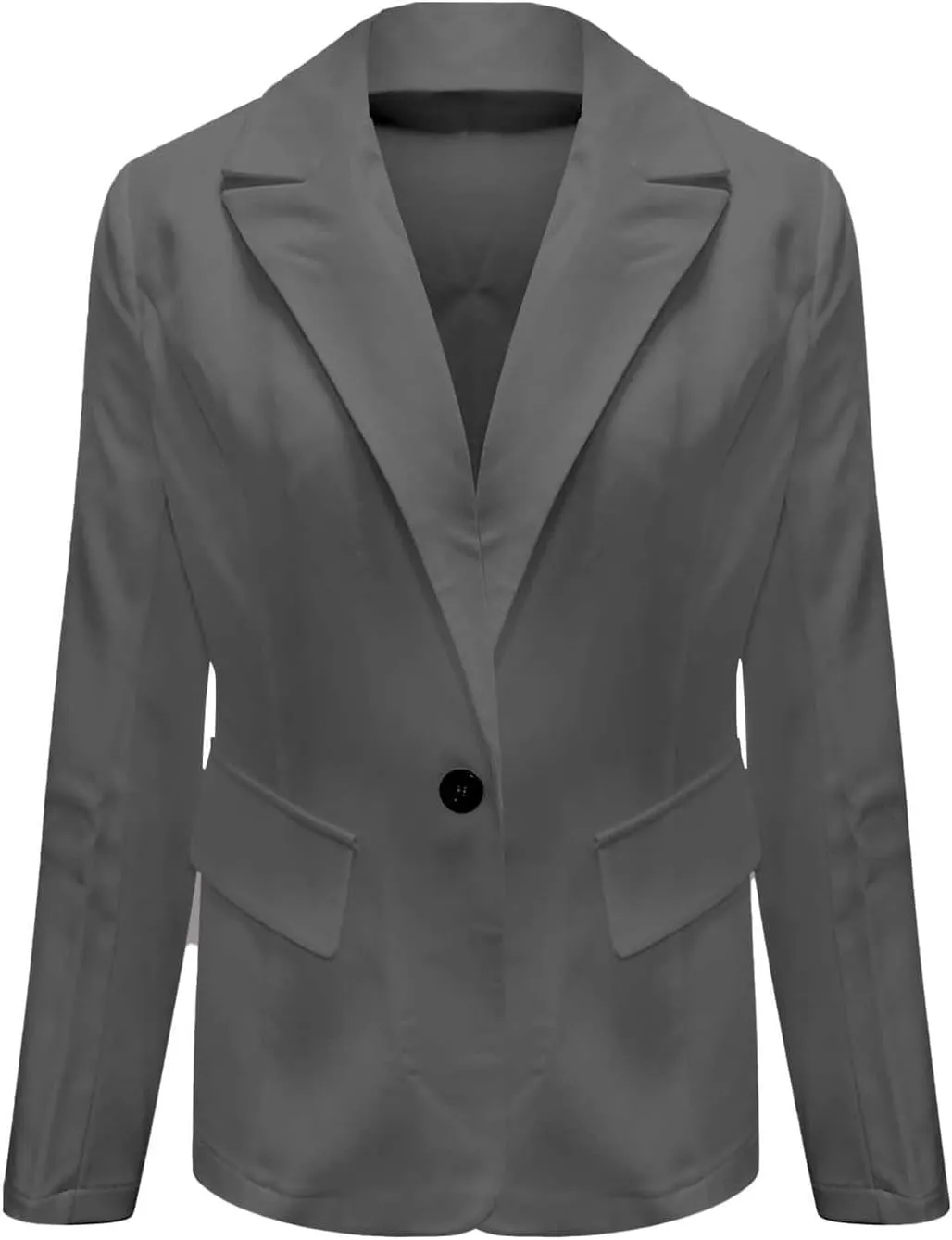 Women's Blazers 2025 Business Casual Long Sleeve Work Office Open Front Blazer Slim Fit Jacket with Pockets