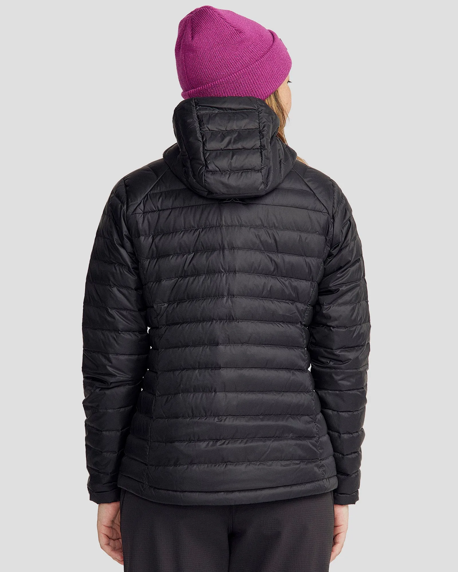 Women's Heli Down Hooded Jacket 3.0 - Black Stingray
