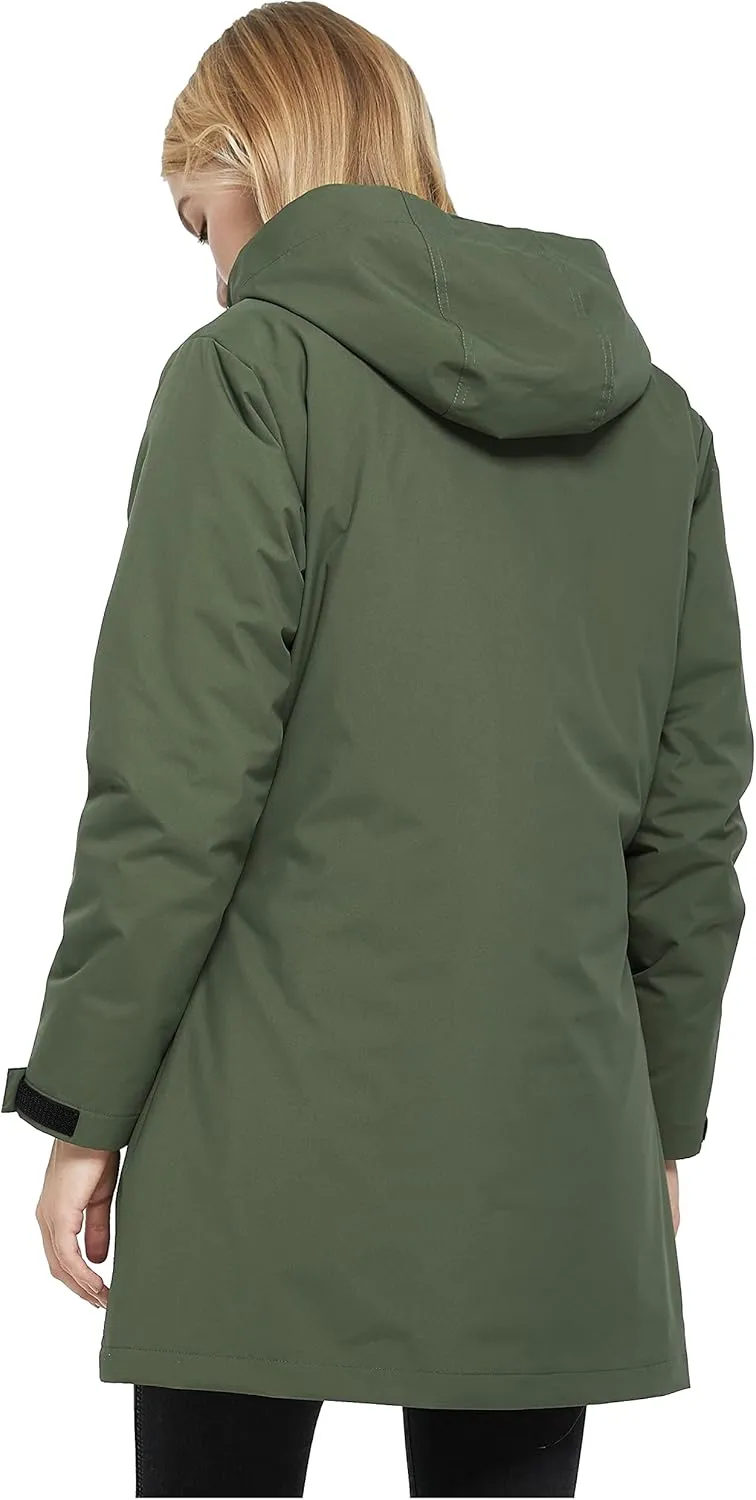 Women's Winter 3 in 1 Parka Coat Warm Puffer Liner Jacket with Detachable Hood