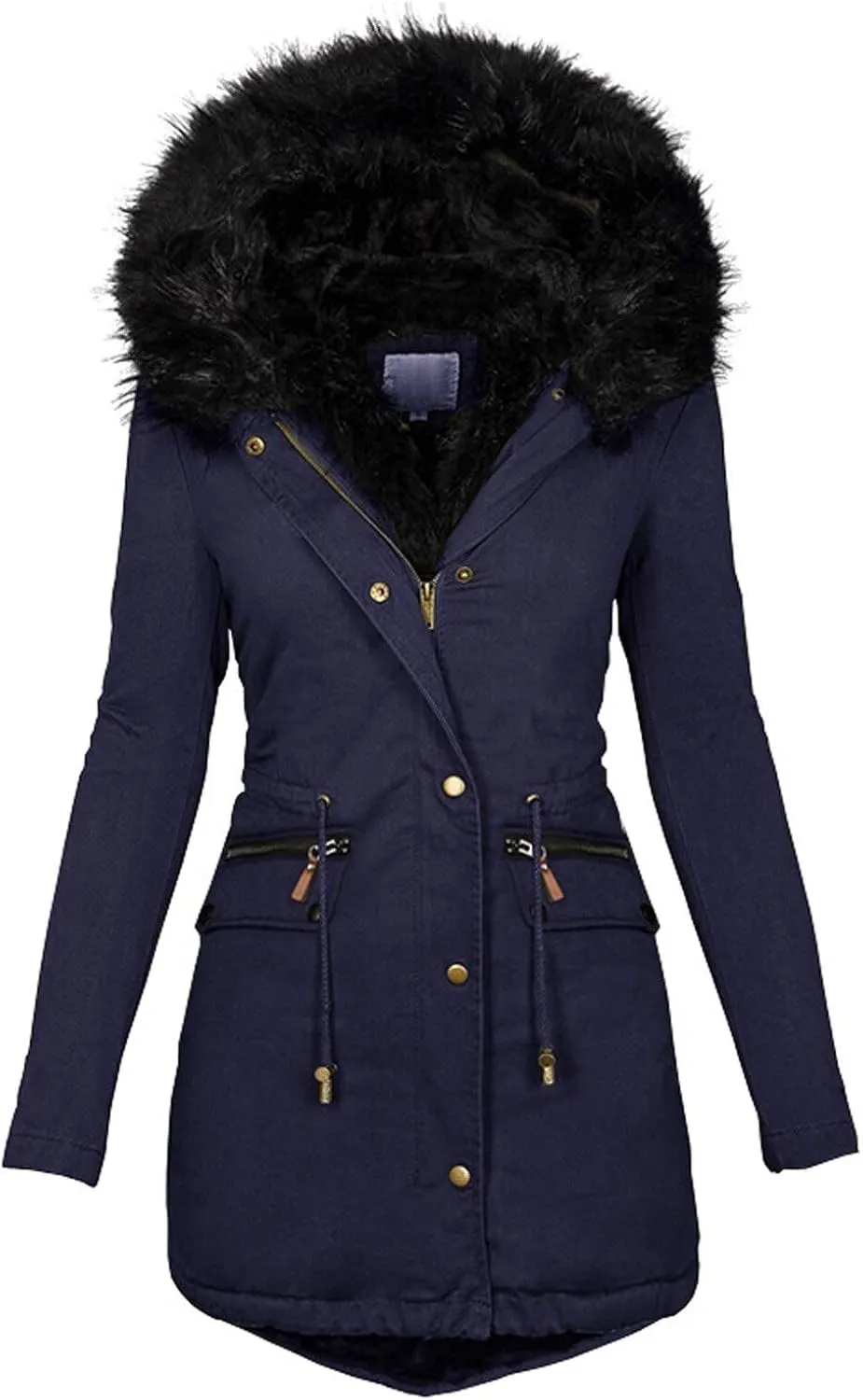 Womens Winter Jacket Overcoat Slim Casual Thicker Fashion Women'S Coat Puffer Jacket Coats with Pockets Down Coats