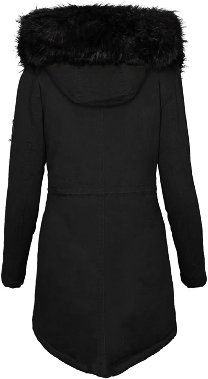 Womens Winter Jacket Overcoat Slim Casual Thicker Fashion Women'S Coat Puffer Jacket Coats with Pockets Down Coats