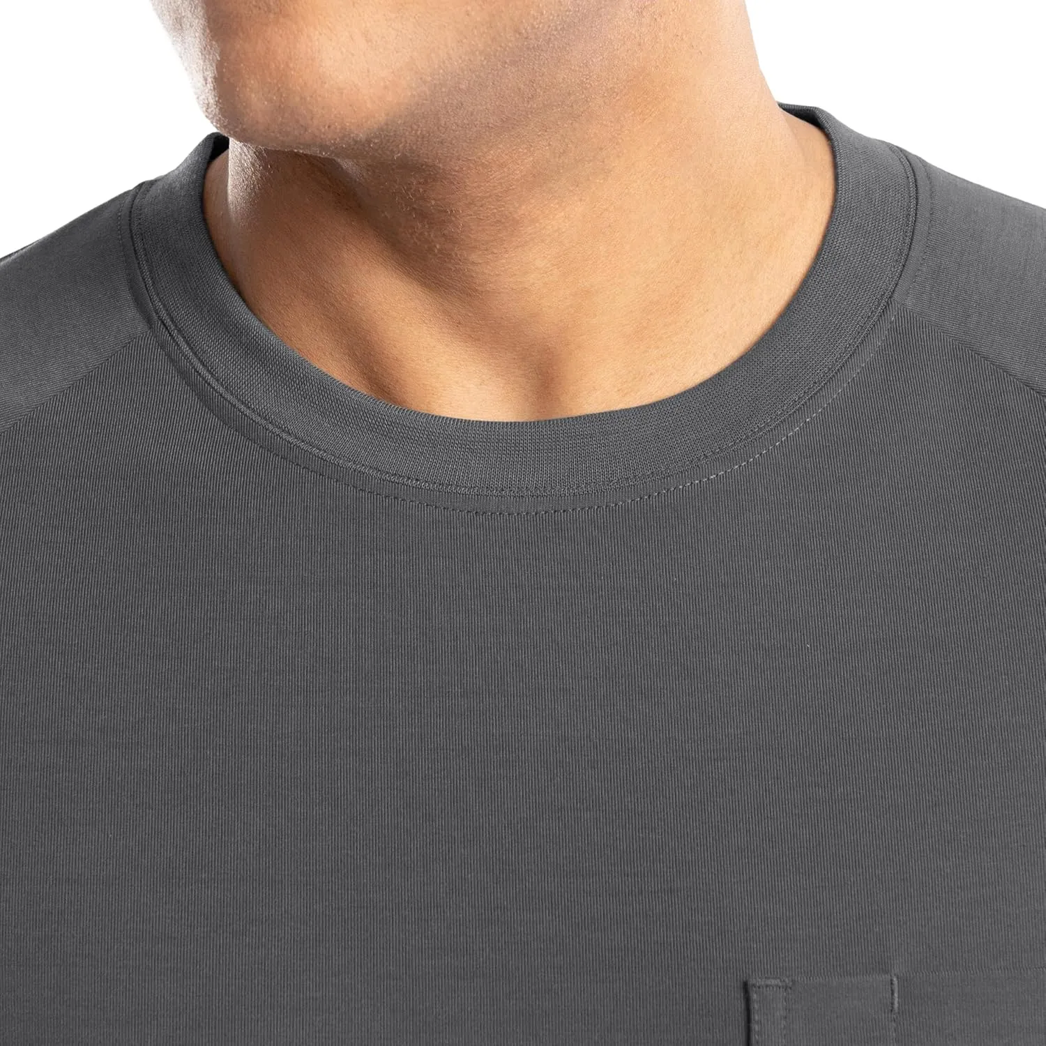 Wrangler Men's Short Sleeve UPF Protection Raglan Tee Shirt