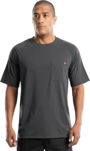 Wrangler Men's Short Sleeve UPF Protection Raglan Tee Shirt
