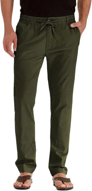 XUETON Mens Business Casual Work Office Work Suit Pants Slim Fit Formal Dress Casual Pants Expandable Waist Stretch Flat-Front Chino Golf Pants Straight Leg Pencil Tapered Ankle Pants Green